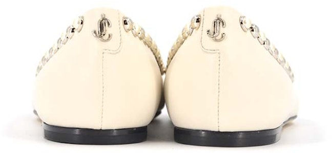(W) Jimmy Choo 奶白色平底鞋 MIRELE-FLAT-ABM-LATTE/WHITE Purchase (W) Jimmy Choo 奶白色平底鞋 MIRELE-FLAT-ABM-LATTE/WHITE
