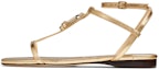 Buy (Women) Jimmy Choo Alodie Flat 'Gold' ALODIEFLATMNA