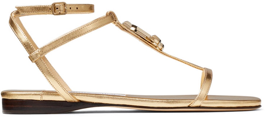(Women) Jimmy Choo Alodie Flat 'Gold' ALODIEFLATMNA Order (Women) Jimmy Choo Alodie Flat 'Gold' ALODIEFLATMNA