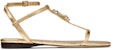 (Women) Jimmy Choo Alodie Flat 'Gold' ALODIEFLATMNA