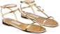 (Women) Jimmy Choo Alodie Flat 'Gold' ALODIEFLATMNA