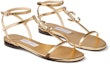 Lookbook (Women) Jimmy Choo Alodie Flat 'Gold' ALODIEFLATMNA
