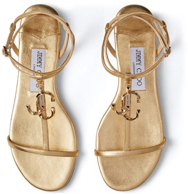 (Women) Jimmy Choo Alodie Flat 'Gold' ALODIEFLATMNA Shop (Women) Jimmy Choo Alodie Flat 'Gold' ALODIEFLATMNA