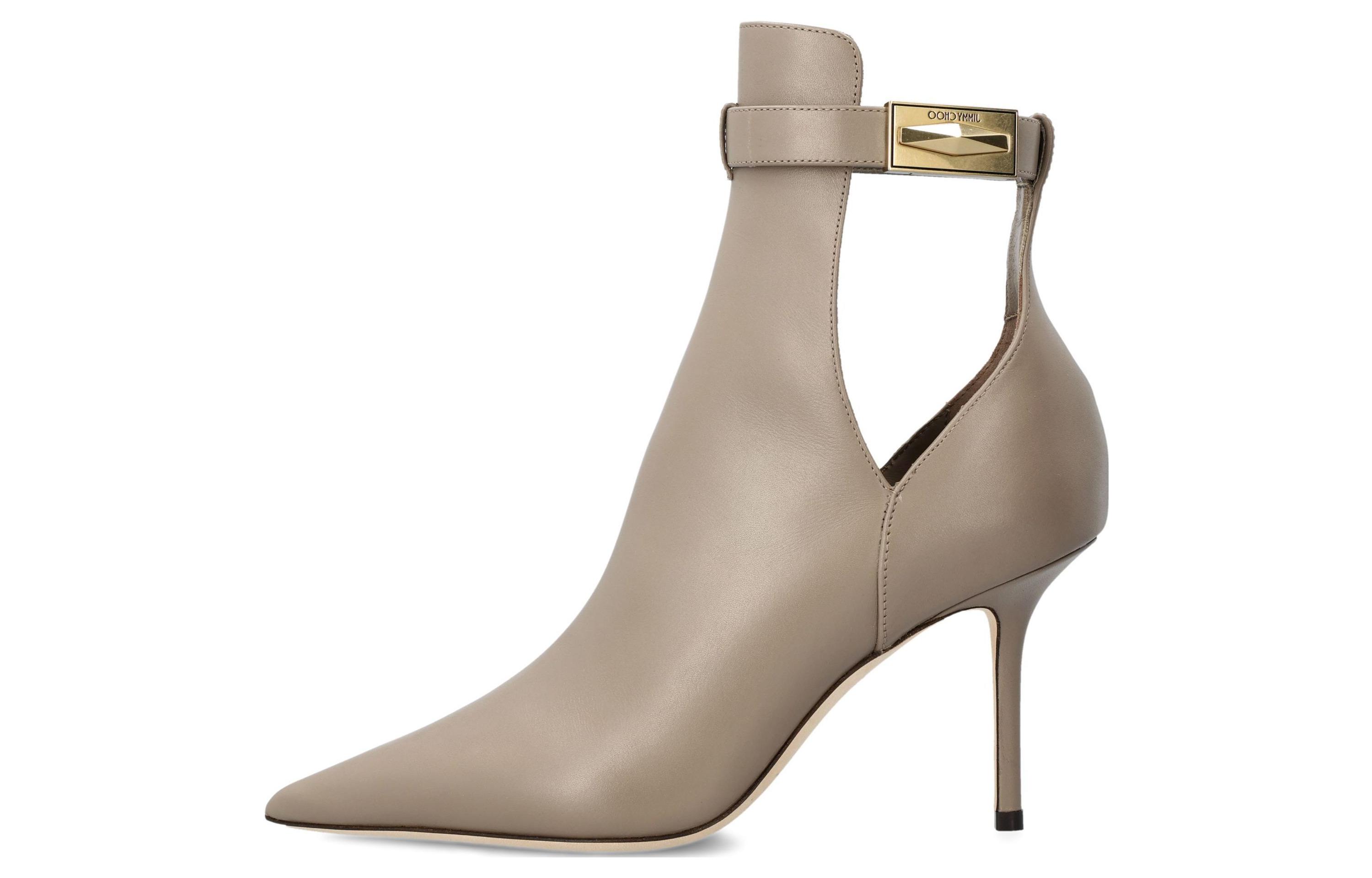 (Women) Jimmy Choo Ankle Boot 'Brown Leather' NELLAB85CLF