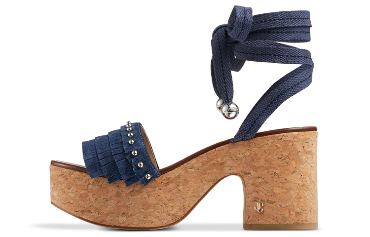 (W) Jimmy Choo Athi 80 'Blue Suede'