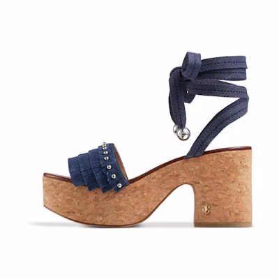 (W) Jimmy Choo Athi 80 'Blue Suede'