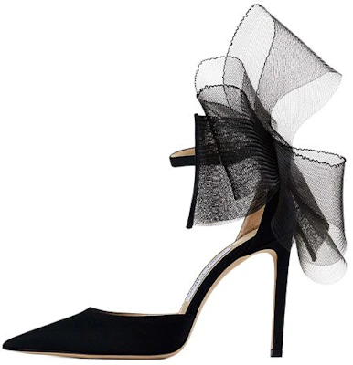 (W) Jimmy Choo Averly Tacchi a Spillo con Punta e Cinturino AVERLY100YMG Black Buy (W) Jimmy Choo Averly Tacchi a Spillo con Punta e Cinturino AVERLY100YMG Black