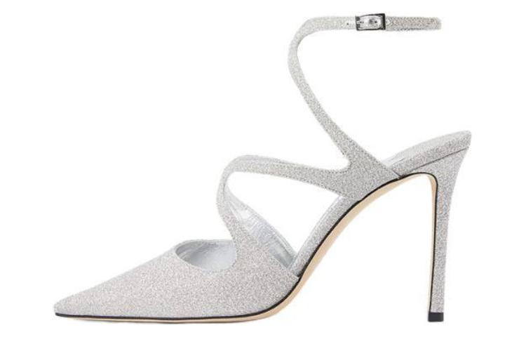 (Women) Jimmy Choo Azia 'Silver Stiletto' J000162396-1
