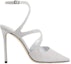Order (W) Jimmy Choo Azia ''Silver Stiletto'' Tumit Tinggi Perak J000162396-1