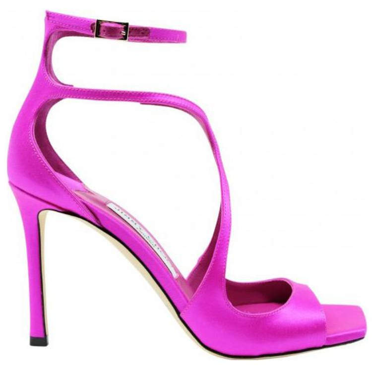 Order (W) Jimmy Choo Azia 涼鞋 '緞面紫色' J000149408