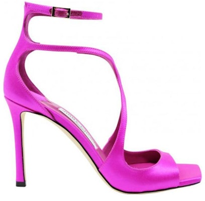 (Women) Jimmy Choo Azia Sandals 'Satin Purple' J000149408 Order (Women) Jimmy Choo Azia Sandals 'Satin Purple' J000149408