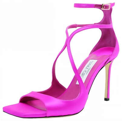 (Women) Jimmy Choo Azia Sandals 'Satin Purple' J000149408 Lookbook (Women) Jimmy Choo Azia Sandals 'Satin Purple' J000149408