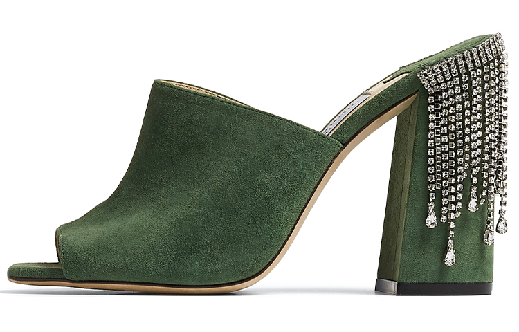 (Women) Jimmy Choo Baia 100 'Green' BAIA100DRS0C8398