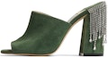 Buy (Women) Jimmy Choo Baia 100 'Green' BAIA100DRS0C8398