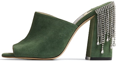 (Women) Jimmy Choo Baia 100 'Green' BAIA100DRS0C8398 (Women) Jimmy Choo Baia 100 'Green' BAIA100DRS0C8398
