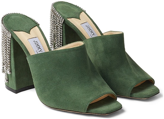 (Women) Jimmy Choo Baia 100 'Green' BAIA100DRS0C8398 Order (Women) Jimmy Choo Baia 100 'Green' BAIA100DRS0C8398
