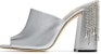 (Women) Jimmy Choo Baia 'Silver Open-Toe' BAIA100DRU0C5301