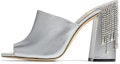 Buy (Women) Jimmy Choo Baia 'Silver Open-Toe' BAIA100DRU0C5301
