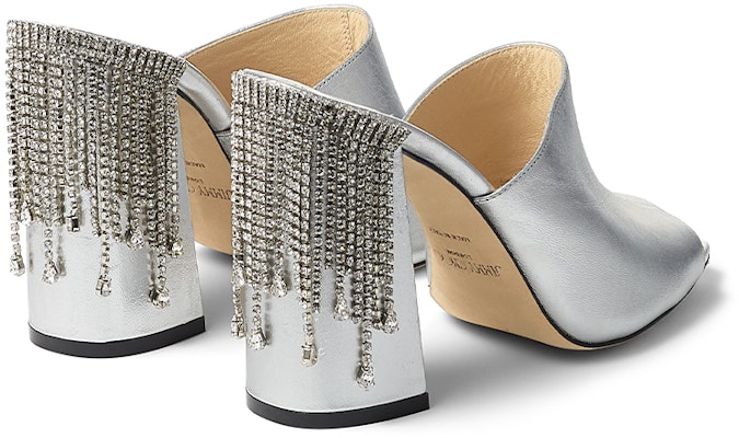 (Women) Jimmy Choo Baia 'Silver Open-Toe' BAIA100DRU0C5301 Shop (Women) Jimmy Choo Baia 'Silver Open-Toe' BAIA100DRU0C5301