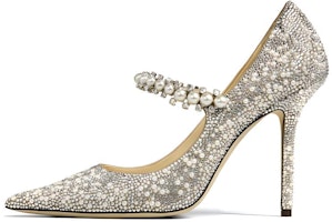 (Women) Jimmy Choo Baily 100 'Crystal and Pearl Ballet Pink' BAILY100DYZ110323 (Women) Jimmy Choo Baily 100 'Crystal and Pearl Ballet Pink' BAILY100DYZ110323