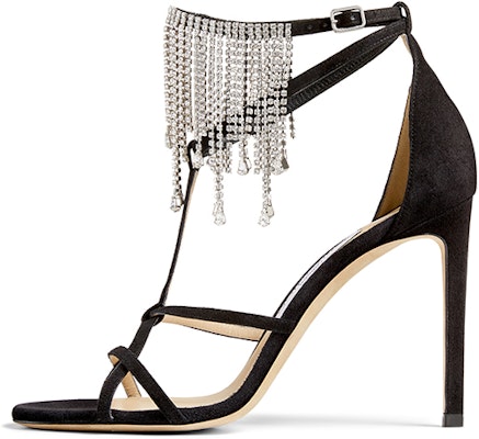 (Women) Jimmy Choo Bijou 100 High Heels Sandals 'Black' BIJOU100DRS000757 Buy (Women) Jimmy Choo Bijou 100 High Heels Sandals 'Black' BIJOU100DRS000757