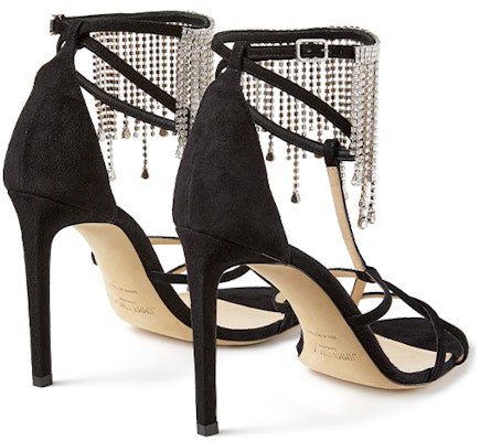 (Women) Jimmy Choo Bijou 100 High Heels Sandals 'Black' BIJOU100DRS000757 Lookbook (Women) Jimmy Choo Bijou 100 High Heels Sandals 'Black' BIJOU100DRS000757