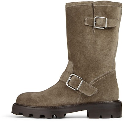 (Women) Jimmy Choo Biker II Boots 'Mink Velvet Light Brown' BIKERIISVV Buy (Women) Jimmy Choo Biker II Boots 'Mink Velvet Light Brown' BIKERIISVV