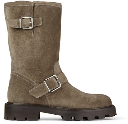 (Women) Jimmy Choo Biker II Boots 'Mink Velvet Light Brown' BIKERIISVV Order (Women) Jimmy Choo Biker II Boots 'Mink Velvet Light Brown' BIKERIISVV