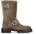 (Women) Jimmy Choo Biker II Boots 'Mink Velvet Light Brown' BIKERIISVV