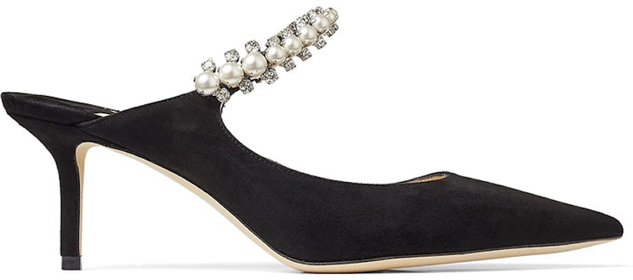 (Women) Jimmy Choo Bing 65 'Black Pointed Toe Mules' BING65UAZ Order (Women) Jimmy Choo Bing 65 'Black Pointed Toe Mules' BING65UAZ
