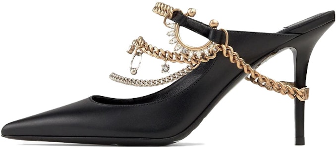 (W) Jimmy Choo Bing 款 黑色皮革 穆勒涼鞋 JCXJPGBINGCLF010003 Buy (W) Jimmy Choo Bing 款 黑色皮革 穆勒涼鞋 JCXJPGBINGCLF010003