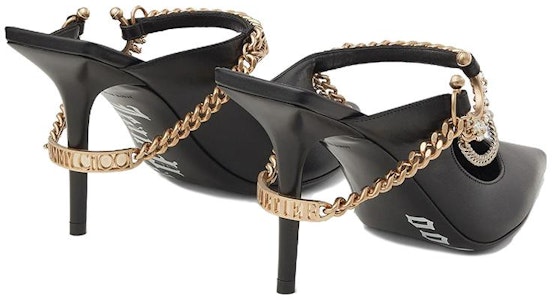 (W) Jimmy Choo Bing 款 黑色皮革 穆勒涼鞋 JCXJPGBINGCLF010003 Lookbook (W) Jimmy Choo Bing 款 黑色皮革 穆勒涼鞋 JCXJPGBINGCLF010003