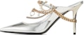(Women) Jimmy Choo Bing Mule 'Silver Leather' JCXJPGBINGQUIAA0009