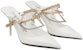 (Women) Jimmy Choo Bing Mule 'White Leather' JCXJPGBINGCLF080108
