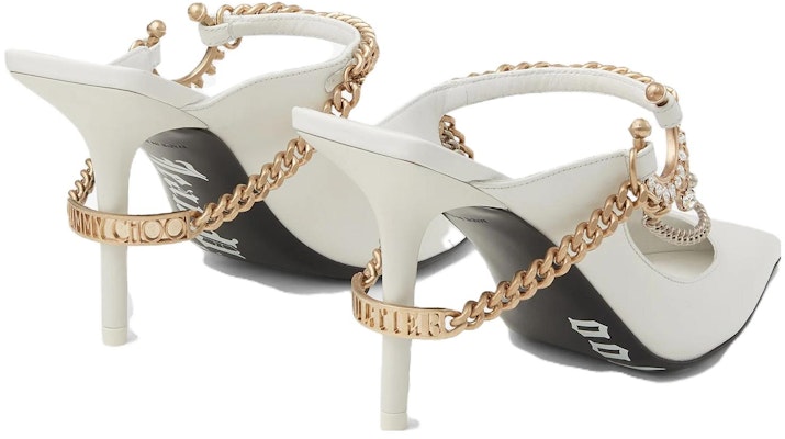 (Women) Jimmy Choo Bing Mule 'White Leather' JCXJPGBINGCLF080108 Lookbook (Women) Jimmy Choo Bing Mule 'White Leather' JCXJPGBINGCLF080108