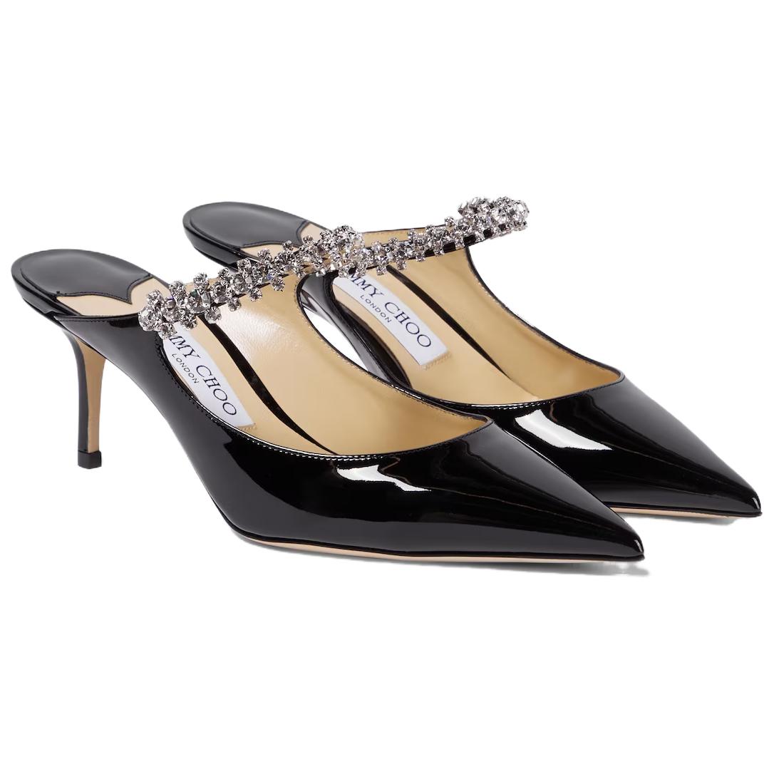 Lookbook (W) Jimmy Choo Bing 穆勒鞋 ''漆皮黑色'' BING65-PATBLACK