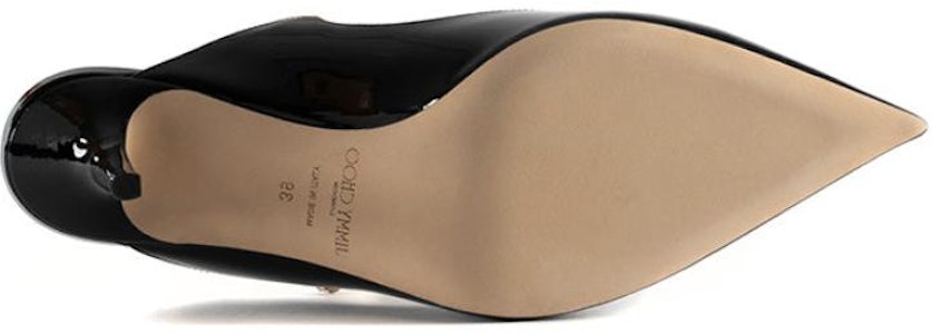 (W) 지미추 빙 뮬 '페이턴트 블랙' BING65-PATBLACK Shop (W) 지미추 빙 뮬 '페이턴트 블랙' BING65-PATBLACK