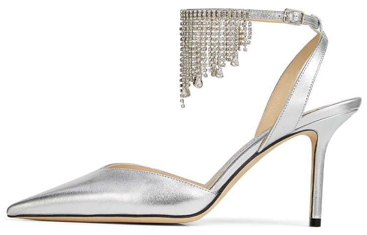 (Women) Jimmy Choo Birtie 85 'Silver' BIRTIE85DRU0C5301