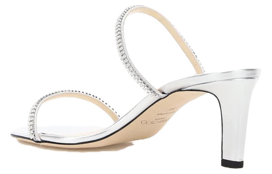 Lookbook (W) Jimmy Choo Brea 65 Sandal Hak Tinggi ''Silver'' BREA65MNC