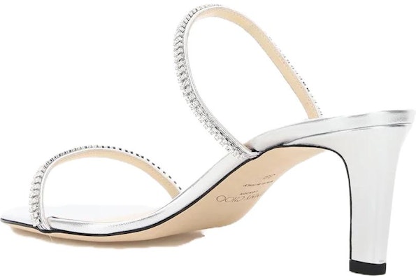 (Women) Jimmy Choo Brea 65 Slides 'Silver High-Heeled' BREA65MNC Lookbook (Women) Jimmy Choo Brea 65 Slides 'Silver High-Heeled' BREA65MNC