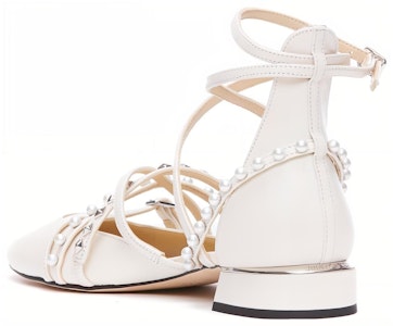 (W) Jimmy Choo Celestia ''Kulit Putih Round Toe Block Heel'' CELESTIA25AXDLATTESILVER Order (W) Jimmy Choo Celestia ''Kulit Putih Round Toe Block Heel'' CELESTIA25AXDLATTESILVER