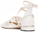 Order (Women) Jimmy Choo Celestia 'White Leather Round Toe Block Heel' CELESTIA25AXDLATTESILVER