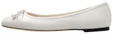 (Women) Jimmy Choo Comfort Flat 'White Leather' ELMEFLATNAPLATTE