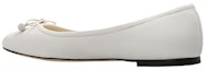 Lookbook (Women) Jimmy Choo Comfort Flat 'White Leather' ELMEFLATNAPLATTE