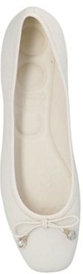(Women) Jimmy Choo Comfort Flat 'White Leather' ELMEFLATNAPLATTE Shop (Women) Jimmy Choo Comfort Flat 'White Leather' ELMEFLATNAPLATTE