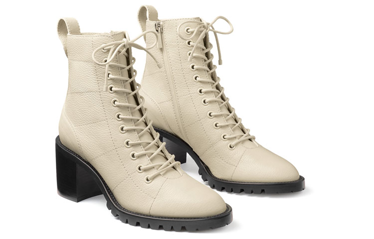 Lookbook (W) 지미 추 크루즈 65 '컴뱃 부츠 그레니 레더 크림' CRUZ65GNL