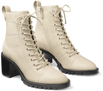 (W) Jimmy Choo Cruz 65 ''Boot Combat Kulit Grainy Cream'' CRUZ65GNL Lookbook (W) Jimmy Choo Cruz 65 ''Boot Combat Kulit Grainy Cream'' CRUZ65GNL