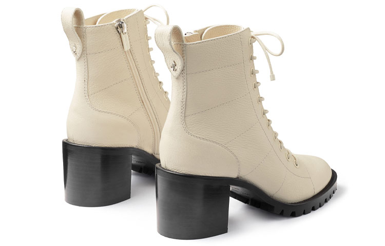 Shop (W) 지미 추 크루즈 65 '컴뱃 부츠 그레니 레더 크림' CRUZ65GNL