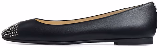 (Women) Jimmy Choo Davia Flat 'Black Nappa Leather' DAVIAFLATNYX (Women) Jimmy Choo Davia Flat 'Black Nappa Leather' DAVIAFLATNYX