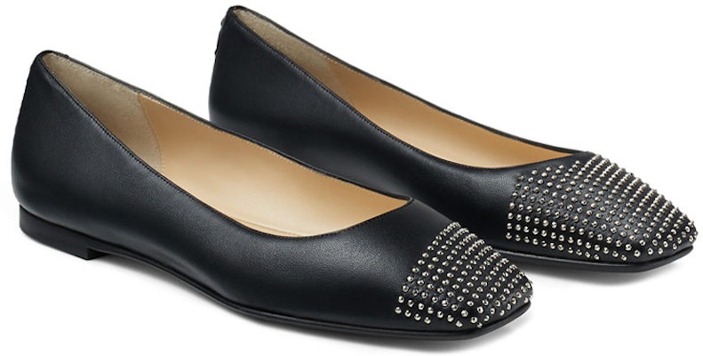 (Women) Jimmy Choo Davia Flat 'Black Nappa Leather' DAVIAFLATNYX Order (Women) Jimmy Choo Davia Flat 'Black Nappa Leather' DAVIAFLATNYX